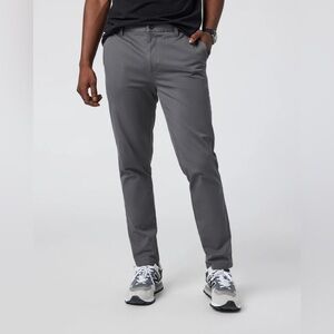 NWT Vuori Men's All Ways Chino Pants - Shale Grey